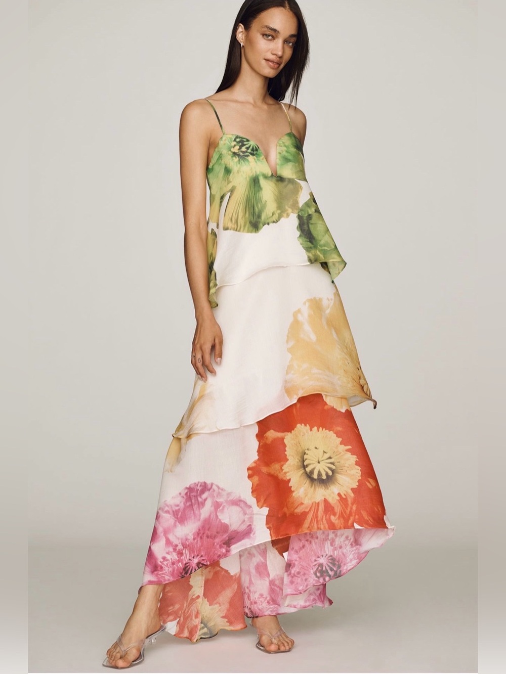 Elliatt Lilia Tiered Maxi Dress - Sz S